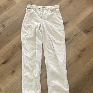 empyre white corduroy baggy pants
